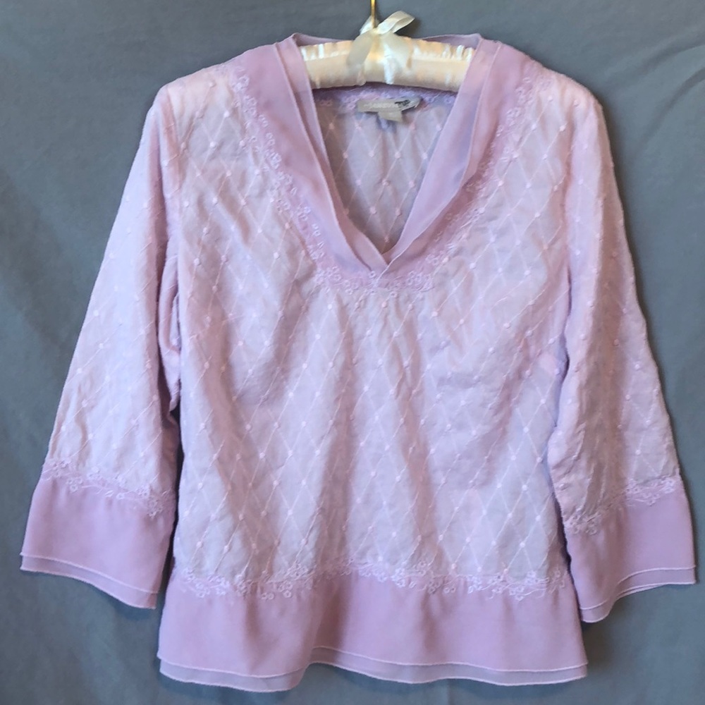 Janeville Women’s Blouse with Embroidered Design